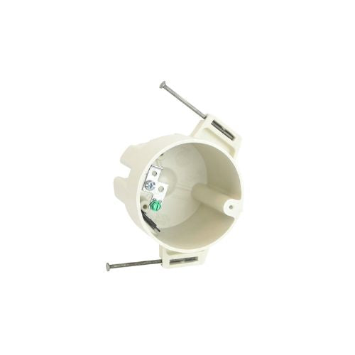 Nonmetallic Round Ceiling Electrical Fixture Junction Outlet Box Off White 9335-NGK (Pack of 50)