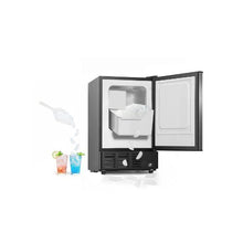 15 Inch Wide Compact 15 Lbs/24H Crescent Ice Maker for Home & Commercial Use with Automatic Ice Production