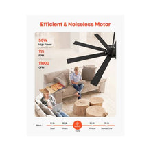 72 Inch Premium Indoor Outdoor Adjustable Color Temperature Remote Control Ceiling Fan with Light