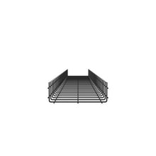 Steel Wire Basket Wall Termination Bracket Black PWB4X12BL