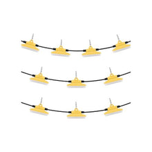 10 Head High Brightness 100FT LED Construction String Work Lights 150W 15,000 Lumens