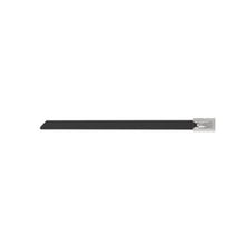 MLTFC Standard Cross Section PET Coated Cable Tie Black MLTFC6S-CP316 (Pack of 100)