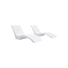 9 Inch In Pool Lounge Chairs Set of 2 Water Weighted Chaise Loungers with Cup & Phone Holders Anti-Floating Pool Furniture