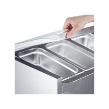 40 Inch Commercial Refrigerated Condiment Prep Station with 1/3 & 1/6 Pans Stainless Steel Body