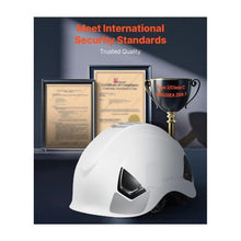 Type 2 Class C Industrial Safety Helmet ANSI Z89.1 ABS Hard Hat with 6-Point Ratchet Suspension Adjustable Vented Construction Helmet