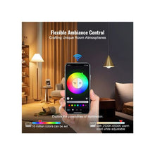 800 Lumens Intelligent Color-Changing Wireless Smart LED Bulbs 4 Pack with Voice Assistant Support