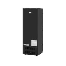 6.9 Cu.Ft Commercial Glass Door Merchandiser Refrigerator with LED Lighting & Customizable Lightbox Black