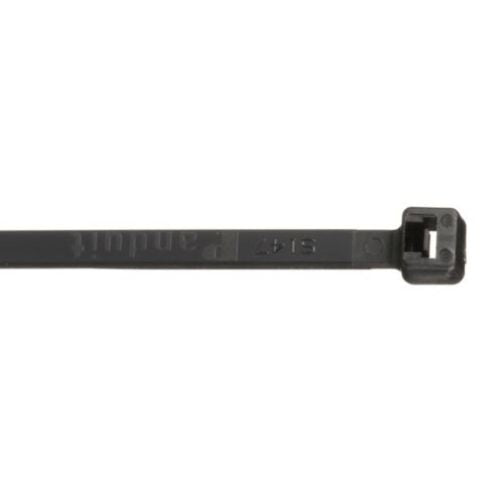 Weather Resistant Standard Cross Section Cable Tie Black PLT1.5S-M0 (Pack of 1000)