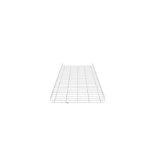 Powder Coated Steel Wire Basket Hardware Kit White PWB2X24WH