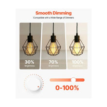 Classic Filament LED Bulbs 2700K Warm Glow Dimmable 800 Lumens for Home, Bedroom, Office, Farmhouse