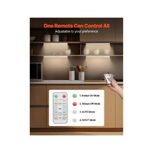 Rechargeable Motion Sensor Portable LED Night Light Bars for Cabinets & Stairs With Remote Control