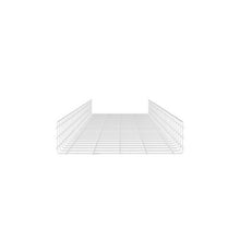 Steel Powder Coated Rack Accessory Cable Management Basket Kit White PWB6X24WH