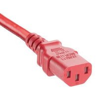 Non Locking IT Power Cord Red NPCA02-X