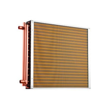 190K BTU 22 x 22 inch Water-to-Air Heat Exchanger with Copper Tubes and Aluminum Fins