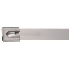 Stainless Steel Heavy Cross Section Cable Tie Metallic MLT4SH-LP316 (Pack of 50)