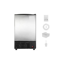 15 Inch Wide Compact 15 Lbs/24H Crescent Ice Maker for Home & Commercial Use with Automatic Ice Production