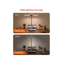 Adjustable Double Head LED Flexible Desk Lamp with Clamp and Gooseneck Eye Care Architect Light