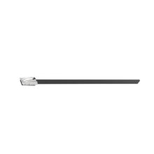 MLTFC Standard Cross Section PET Coated Cable Tie Black MLTFC6S-CP316 (Pack of 100)