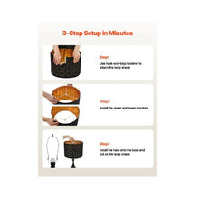 Modern 13 x 10 Inch Black Diamond Hollow Drum Lampshade Set with Diamond Pattern Includes Harp