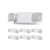 3W Adjustable Dual Head LED Battery Backup Emergency Safety Light for Commercial Use