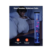 2.67 ft LED Sensory Bubble Tube Aquarium Lamp With Remote Control for Bedroom & Living Room