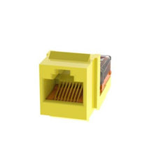 8 Wire Lead Frame Keystone Unshielded Jack Module Yellow NK5E88MYLY