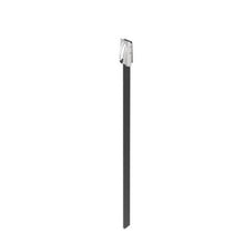 MLTFC Standard Cross Section PET Coated Cable Tie Black MLTFC6S-CP316 (Pack of 100)