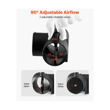 Adjustable 3-Way T-Shape Air Distribution Connector for 2KW Diesel Air Heaters