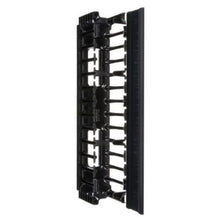 2RU High Capacity Horizontal Single Sided Cable Manager Black NMF2