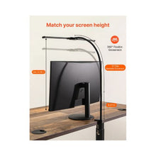 Adjustable Double Head LED Flexible Desk Lamp with Clamp and Gooseneck Eye Care Architect Light