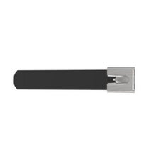 Polyester Coated Stainless Steel Cable Tie Black MLTFC6SH-LP316 (Pack of 50)