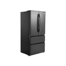 18.9 Cu.Ft. French Door Refrigerator with Bottom Freezer Counter Depth Kitchen Fridge with LED Display for Home & Commercial Use