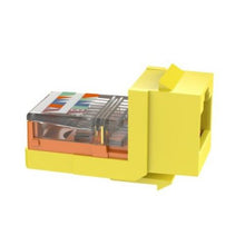 8 Wire Lead Frame Keystone Unshielded Jack Module Yellow NK5E88MYLY