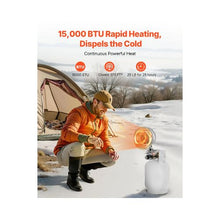 High-Efficiency 15,000 BTU Infrared Propane Heater for Ice Fishing and Hunting