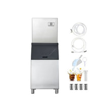 High Capacity Commercial Ice Making Machine with 550LB Daily Output and 300LB Storage Bin