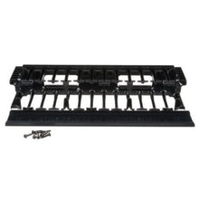 2RU High Capacity Horizontal Single Sided Cable Manager Black NMF2
