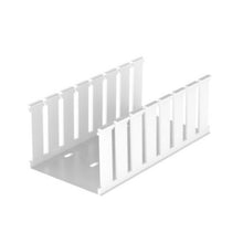 Polyphenylene Oxide Wide Slot Base Wiring Duct White NE4X3WH6