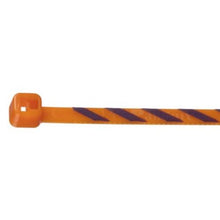 Nylon Miniature Cross Section Locking Cable Tie Orange With Violet PLT1M-L3-7 (Pack of 50)