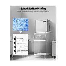 Large Capacity 650 lbs/24H Commercial Ice Machine Head Only with Self-Cleaning Function