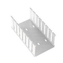 Polyphenylene Oxide Wide Slot Base Wiring Duct White NE4X3WH6