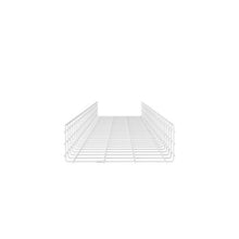 Powdered Coated Steel Cable Management Wire Basket White PWB6X18WH
