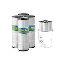 325 Sq. Ft. Pool & Spa Filter Cartridge Replacement Set 4 x 80 Sq. Ft. Filter Elements Easy-to-Clean Design Compatible with Pentair CCP320