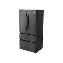 18.9 Cu.Ft. French Door Refrigerator with Bottom Freezer Counter Depth Kitchen Fridge with LED Display for Home & Commercial Use