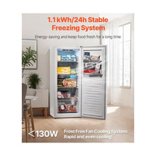 11 Cu.Ft Frost-Free Convertible Refrigerator Freezer with Intelligent Temperature Control Flexible Storage & Modern Upright Design