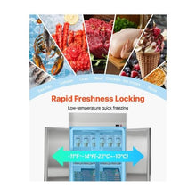 Commercial 48 Inch Stainless Steel Commercial Freezer 32.1 Cu.Ft. Capacity for Restaurants & Commercial Kitchens