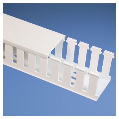 Type NE Halogen Free Slotted Base Wiring Duct White NE4X5WH6 (Pack of 6)