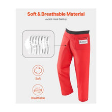 Medium Chainsaw Safety Chaps 35–36 Inch Waist Class C 8-Layer Apron-Style Protective Pants with Adjustable Belt & Gear Pocket