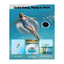 45,000 Gallon Green Hexagonal Solar Pool Ionizer Floating Copper Water Purifier & Cleaner with Copper Anode for Pools & Spas