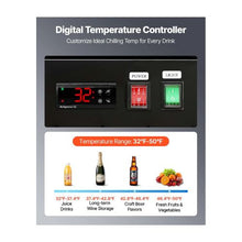 Triple Door Commercial Merchandiser Refrigerator 26.8 Cu.Ft Upright Beverage Cooler with Customizable Light Box 12 Adjustable Shelves