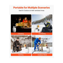 High-Efficiency 15,000 BTU Infrared Propane Heater for Ice Fishing and Hunting